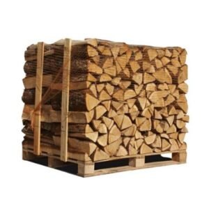 Box 1,25 stères de 50cm bois de chauffage - palette de bois coupé fendu de 1,05m3