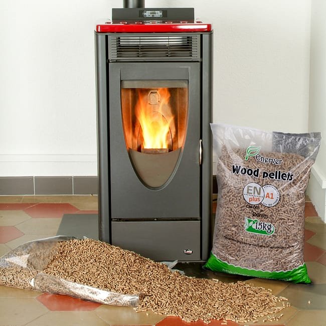 WOOD PELLETS - Granulés de bois sac 15 KG - X80 Sacs - 1200KG - ENERVER – Image 3