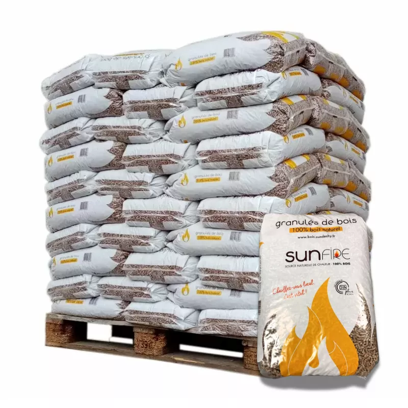 Pellet SunFire - Palette de 70 sacs de 15 kg